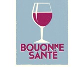 Red Wine Print in Jérriais
