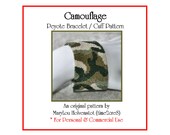 Peyote Bracelet Pattern ... CAMOUFLAGE ... Camo . Military . Army . Olive . Abstract . Mottled . PDF . Traditional . 3 for 2