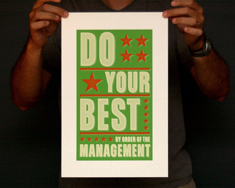 Kids Wall Decor - Pick Your By Order of the Management Print - 8 in x 14 in fits 11" x 17" frame without mat - Bathroom Art Playroom Art