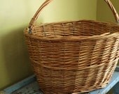 Wicker Bike Garden Basket.  Jane Birkin.