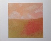 Landscape in Pink // 8 x 10 art print