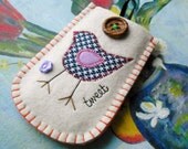 Tweet Tweet Felt Phone Case