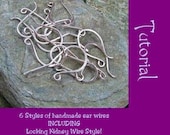 Tutorial How to make 6 styles of Ear wires including Kidney Hooks PDF