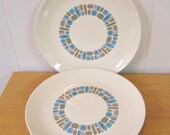 vintage Mid Century Temporama dinner plates