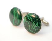 Made to Order Computer Circuit Board Cuff Links Mens Accessories