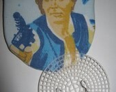 Travel Earring or Earbud Pouch Padded Case - Vintage Star Wars Han Solo