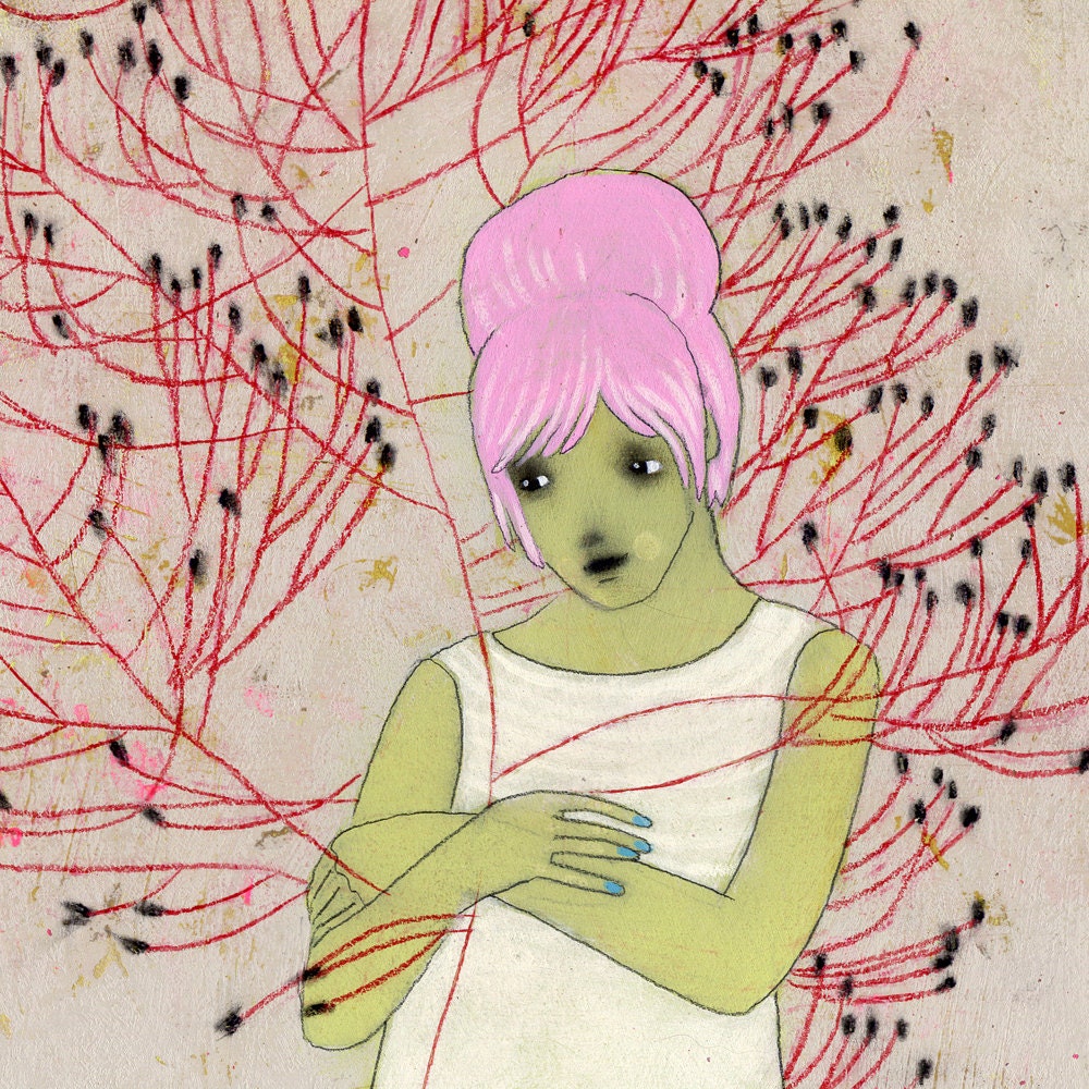 original painting art - Gardener