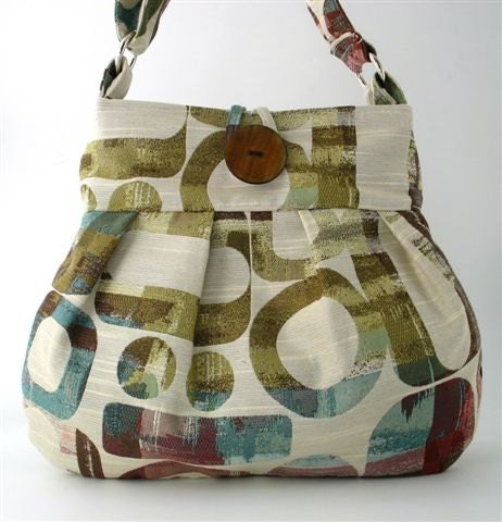 modern spring tote- messenger bag- handbag- diaper bag -purse