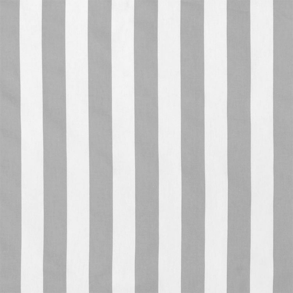 Valance 52"X16" Lined Grey and White Stripe