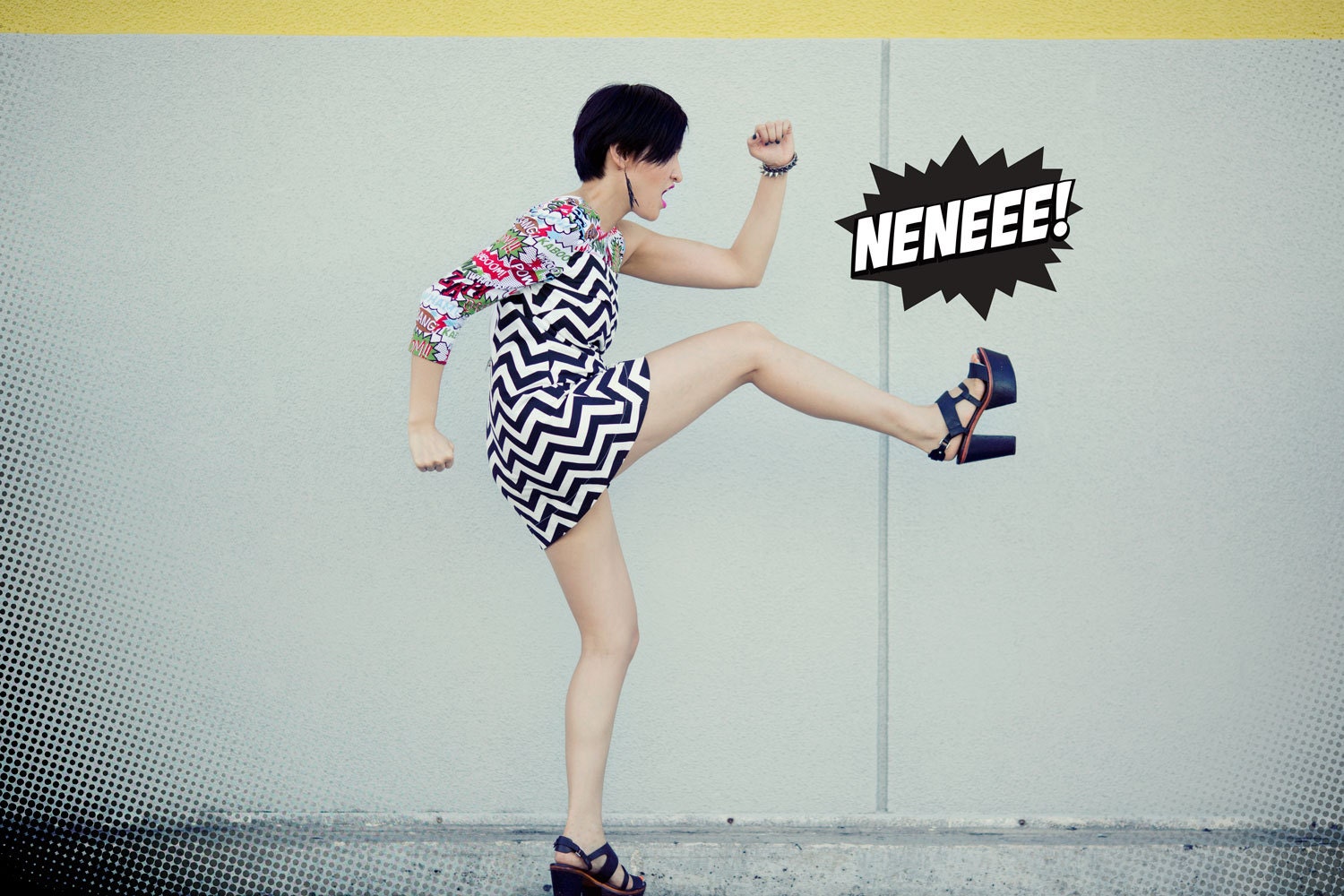NENEEE Onomatopoeia Dress