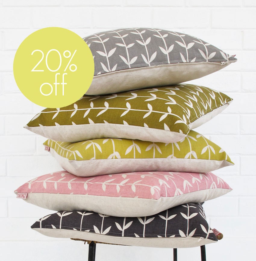 SPECIAL - 40x40cm cushion covers in Solid Orla