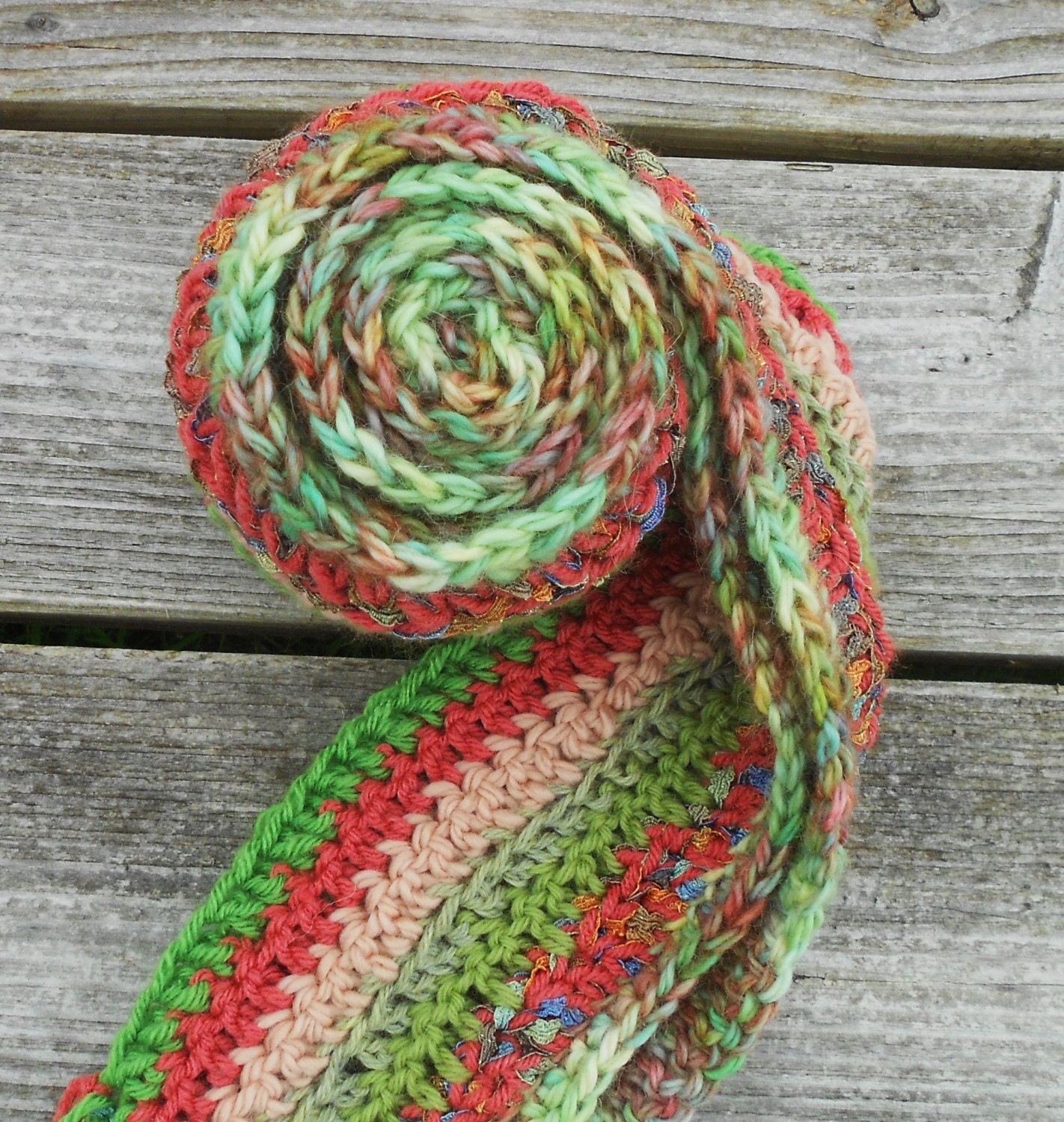 Enchanted Garden Crocheted Scarf