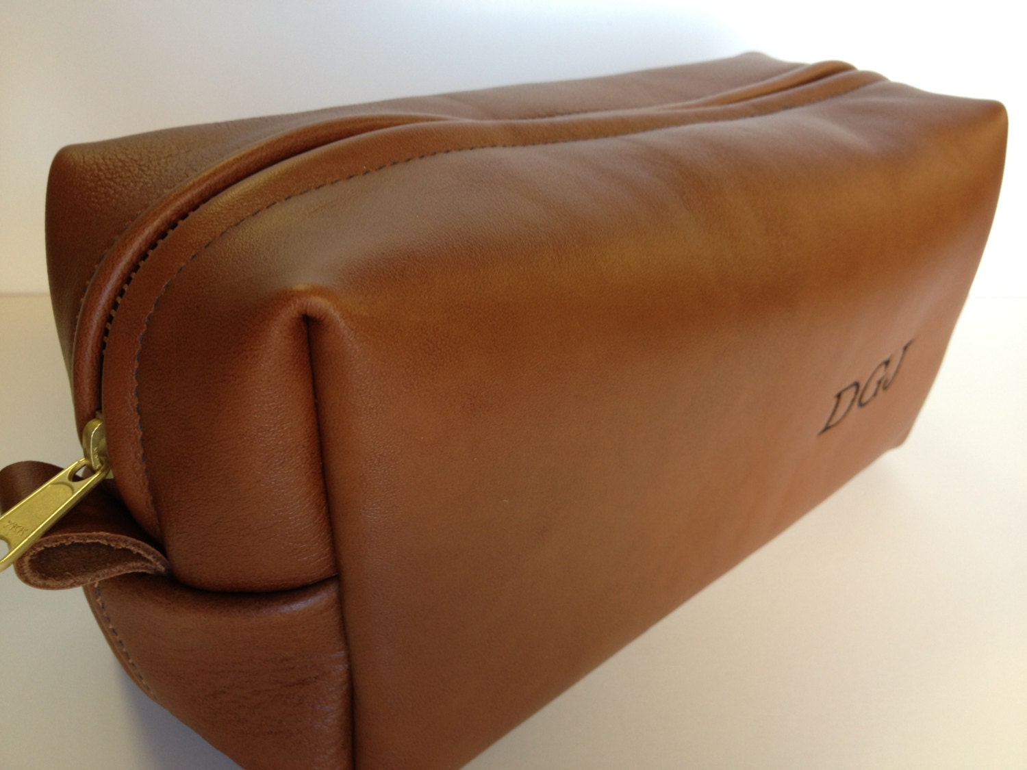 Custom Listing for Ethan Whiskey Leather Toiletry Bags