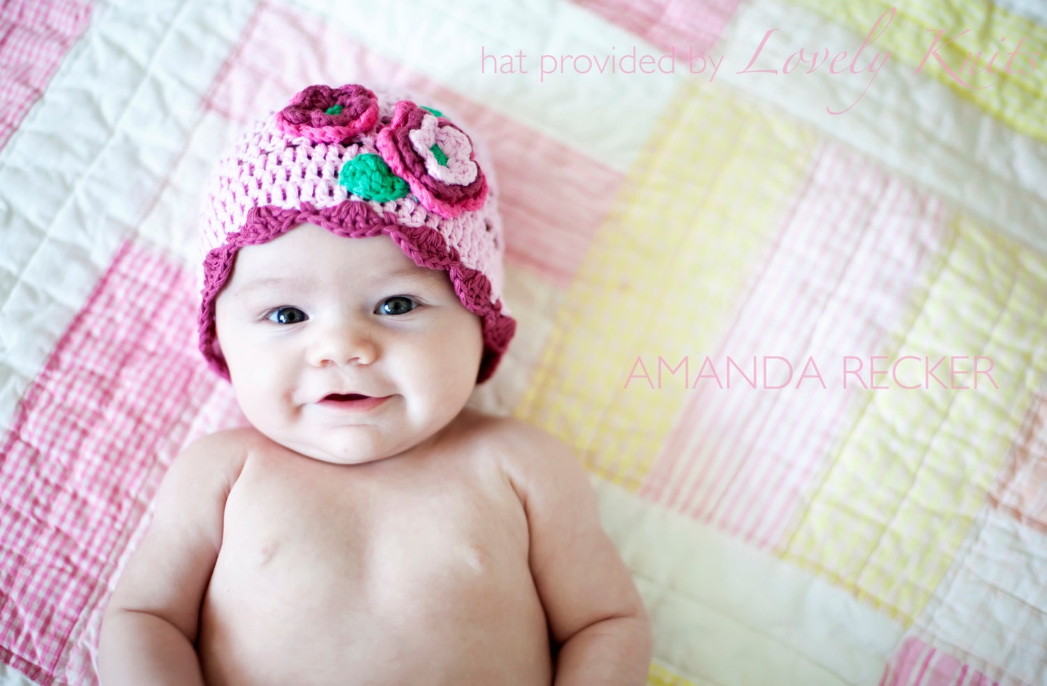 Baby Crochet Hat - Baby Girl Crochet Hat - Crochet Newborn Hat - Baby Winter Hat