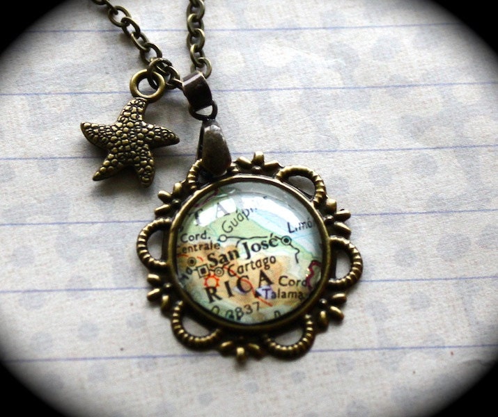 New Free Shipping Authentic San Jose Map Necklace