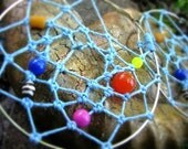Plunge Biggest Dream Catcher Hoop Hemp Earrings