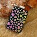 Pink Fused Glass Pendant,   Dichroic Hearts Pendant- Hot Pink Hearts Necklace