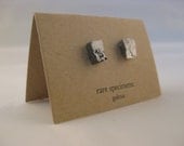 Galena Mineral Stud Earrings - 4