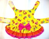 DOG Dress Harness Ruffled 3 Layer Cake Puppy dress or small pet clothes