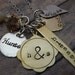 handstamped-personalized necklace-sterling silver-brass- dog tag-family-mommy-blessed