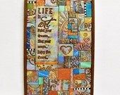 Life is Art Polymer Clay Tile Mosiac