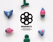 Russian Roulette - six crochet objects - 6/6