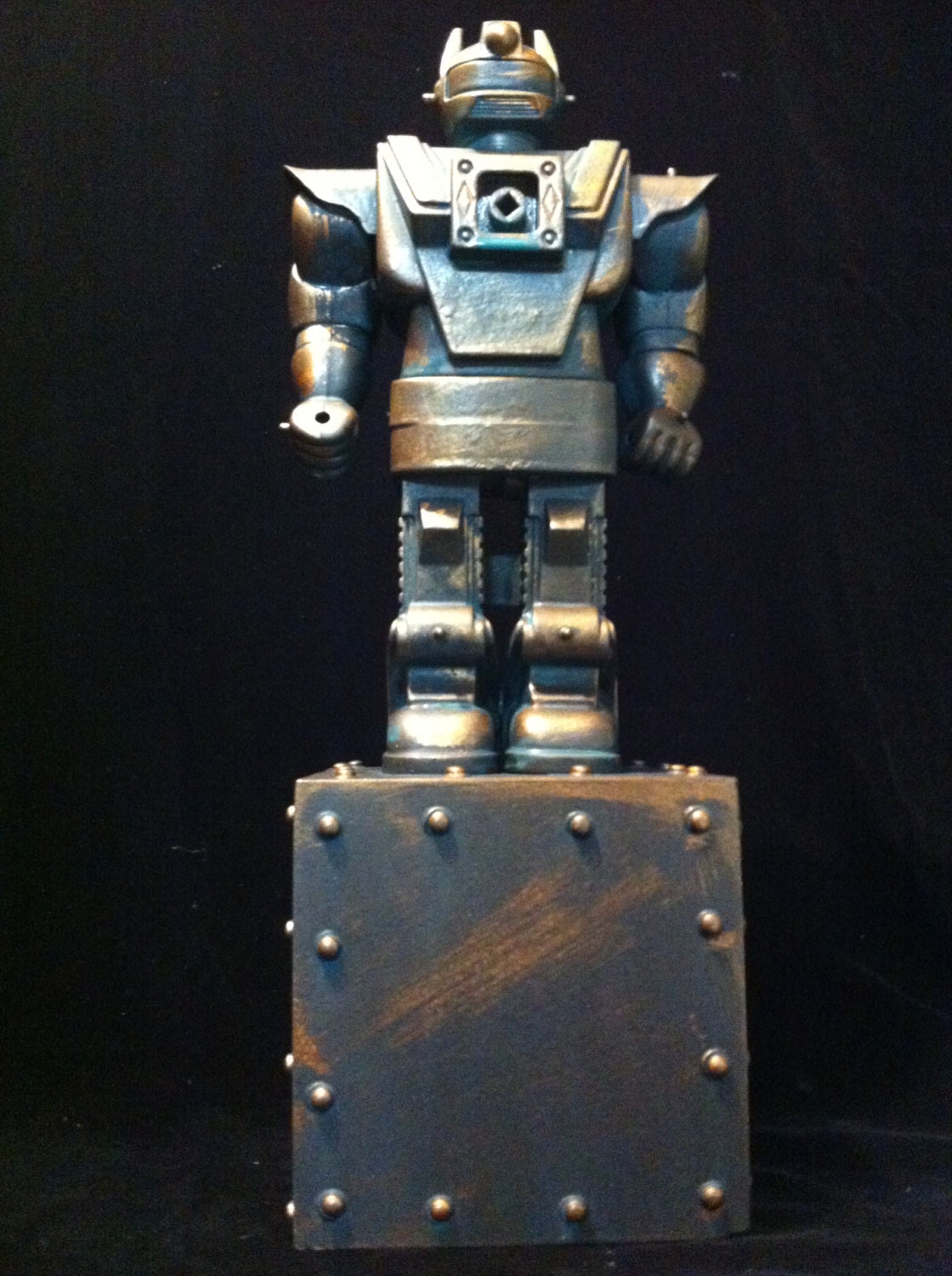 Bronze Space Robot Statue 1