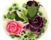 Polymer clay cane. Large and rich in details and consists of several flowers  -  Remembrance