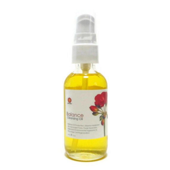 Organic Balancing Cleansing Oil - Pre Cleanse, Oil Cleansing Method. All Natural, Vegan. Great Size for Travel.