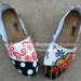 Cheer Team Spirit Painted on YOUR TOMS custom team colors and mascot name