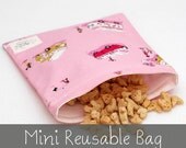 VW Bus - Mini Reusable Bag from green by mamamade