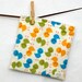 Fuzzy Chicks - Large Reusable Sandwich Bag from green by mamamade