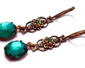 Emerald Green Earrings