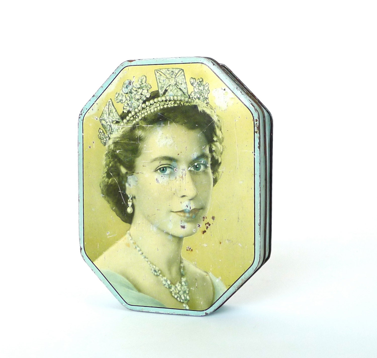 Queen Elizabeth II Coronation Souvenir Toffee Tin