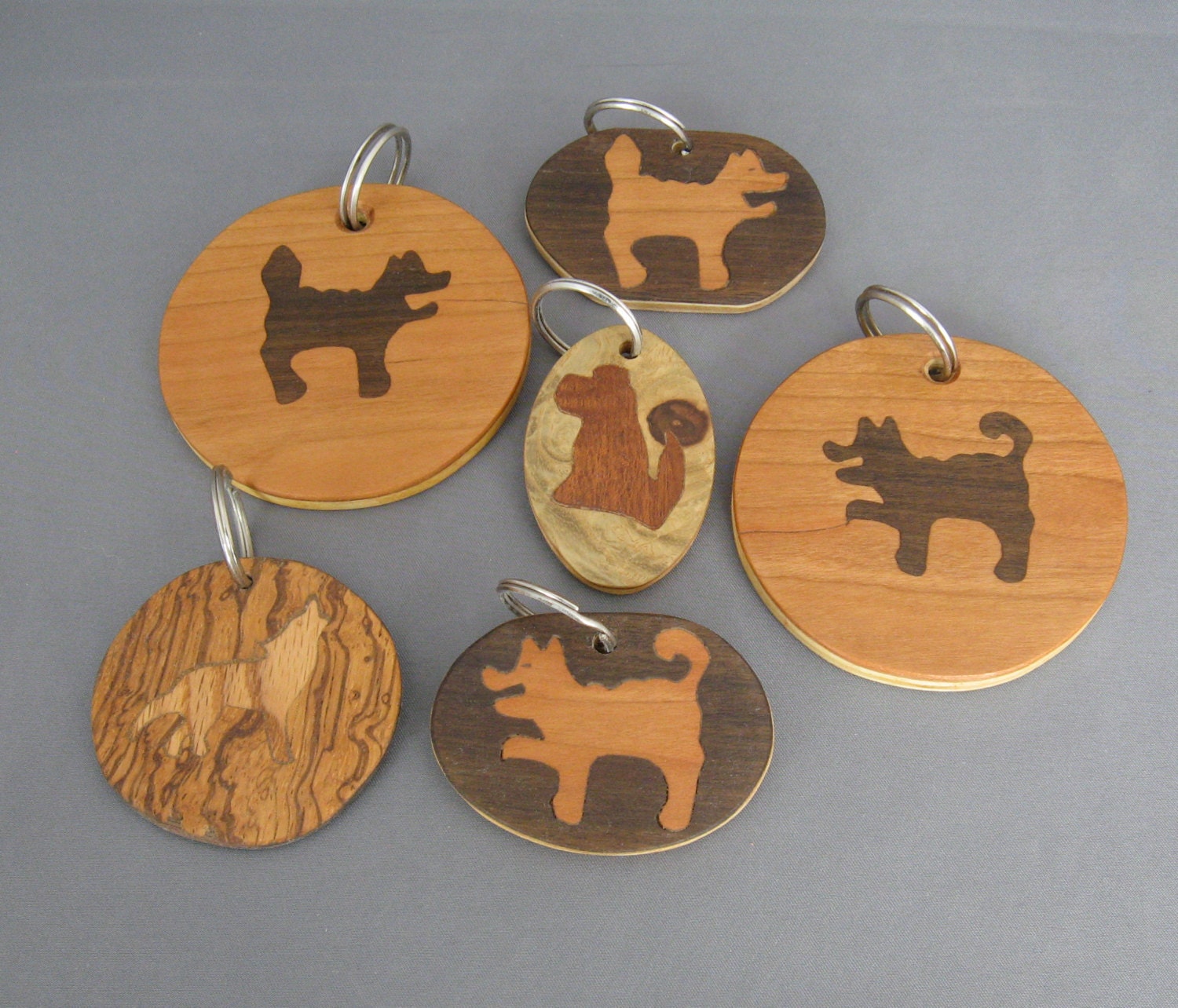 wooden keychain