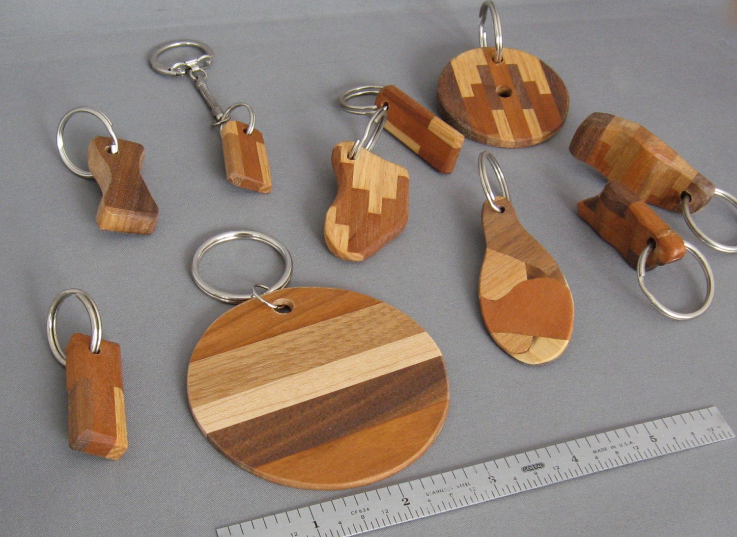 wooden keychains