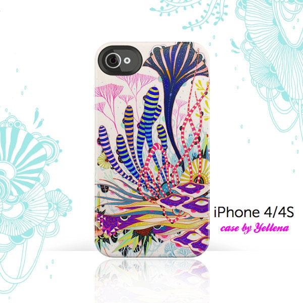iPhone 4 Case, iPhone 4S Case - Original Artwork by Yellena - Radiance