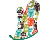 Swedish Owls Oven Mitt