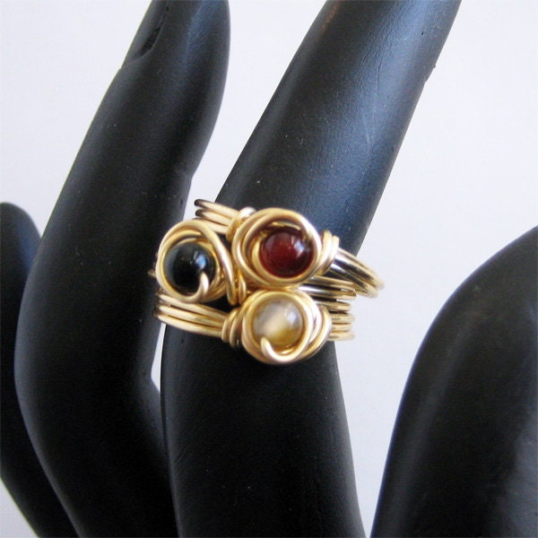 Your choice wire wrapped ring