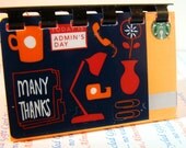 STarBucks   ADMIN DAY   upCycled Giftcard Notebook