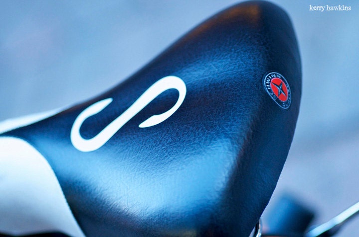 Schwinn Bike seat photo print, 8x10 matted