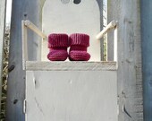 Hand Knit Baby Booties for Baby or Child, Made to Order