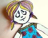 DIY How to make a Paper Art Doll-Tutorial Level EASY