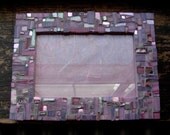 Pink and Mauve Mosaic Picture Frame