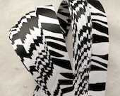 Moravian Star Paper Strips Zebra Pattern DIY (50 strips, 3/4 inch wide)