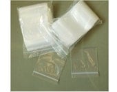 200 3 x 3 inch zipper-locking bags, re-sealable/reclosable poly bags (2 packs of 100 3 x 3 bags), 3 by 3 inch bags