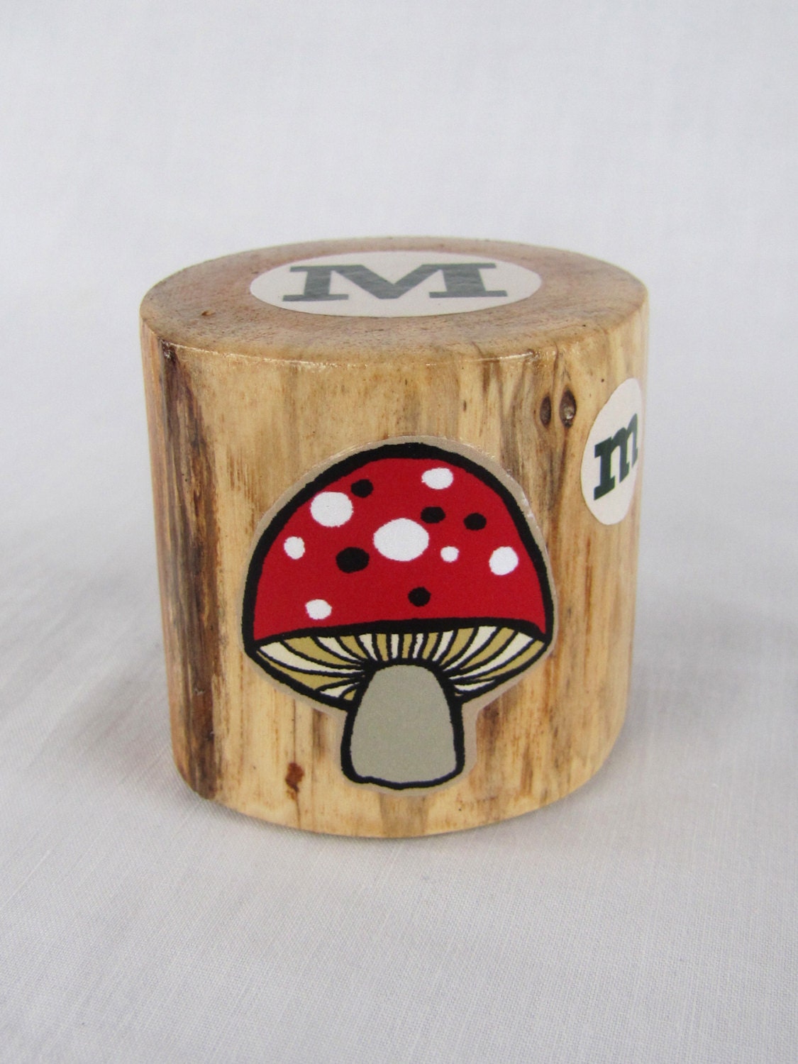 Woodland Alphabet Blocks - Set of 26 - Handmade - with Printed Original Illustrations - OOAK