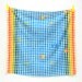 Nani Iro PAINTING CHECK Japanese Fabric - rainbow