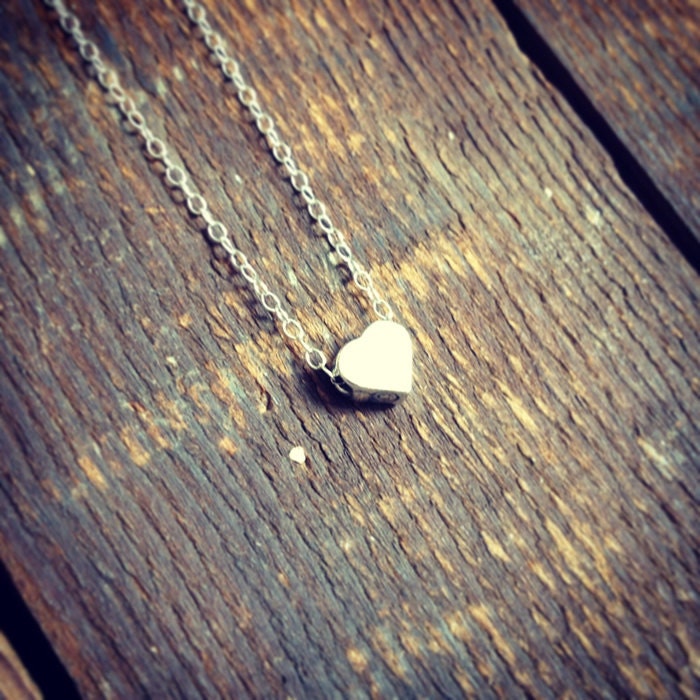 just a little love necklace in sterling silver gift for her Oklahoma Tornado Relief