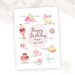 Birthday Card, French Cakes, Macarons, Cupcakes, Ice Cream, Pink, Candy, sweets